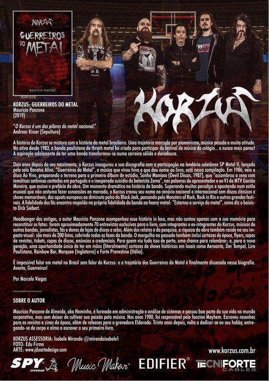 LIVRO - KORZUS: Guerreiros do Metal (2019)