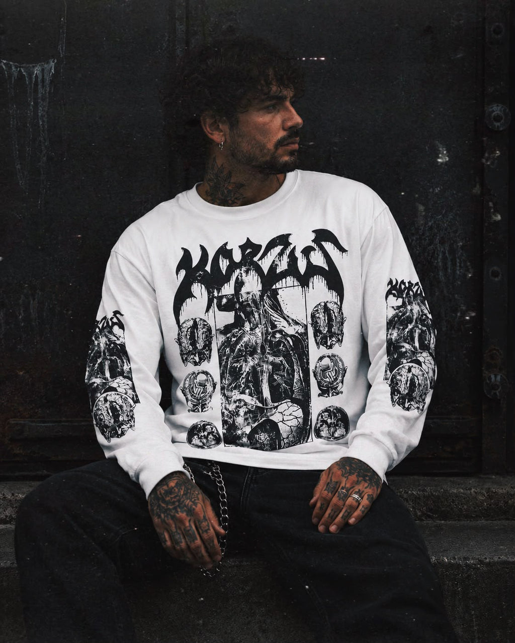CAMISETA MANGA LONGA - FLESH MACHINE
