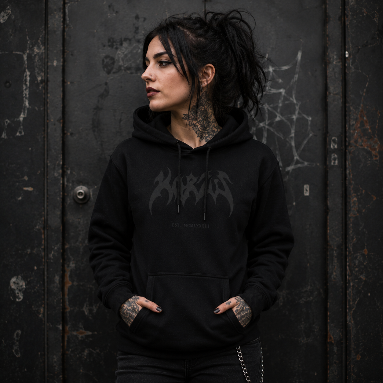 MOLETOM ALL BLACK - EST. MCMLXXXIII